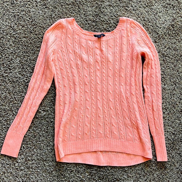 American Eagle Outfitters S/P peach sweater - Picture 1 of 2
